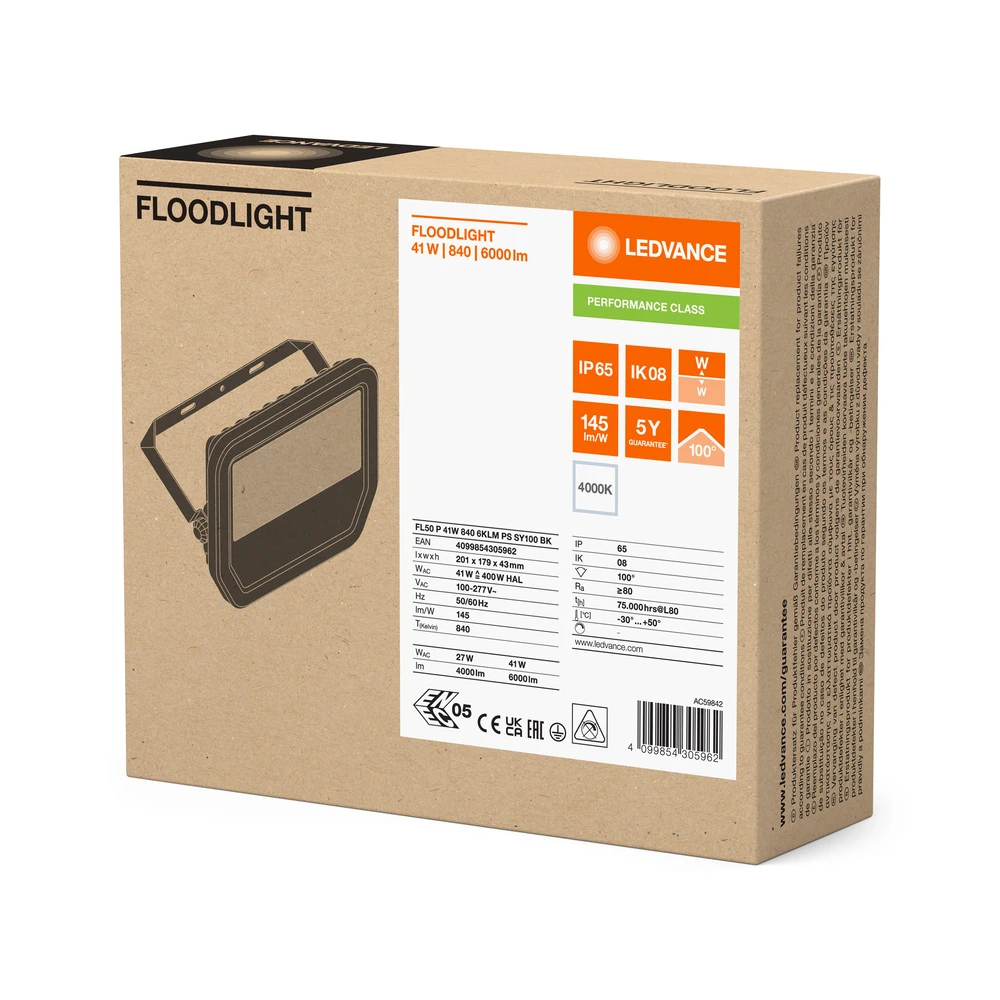 LEDVANCE LED REFLEKTOR 41W 4000K IP66
