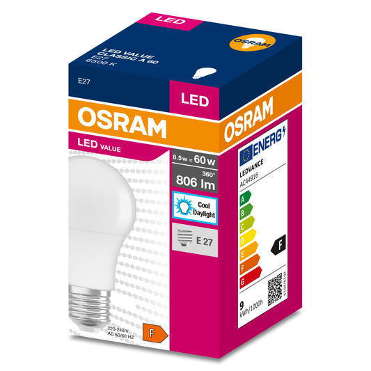 Osram Led sijalica 60W 6500k E27 mutna
