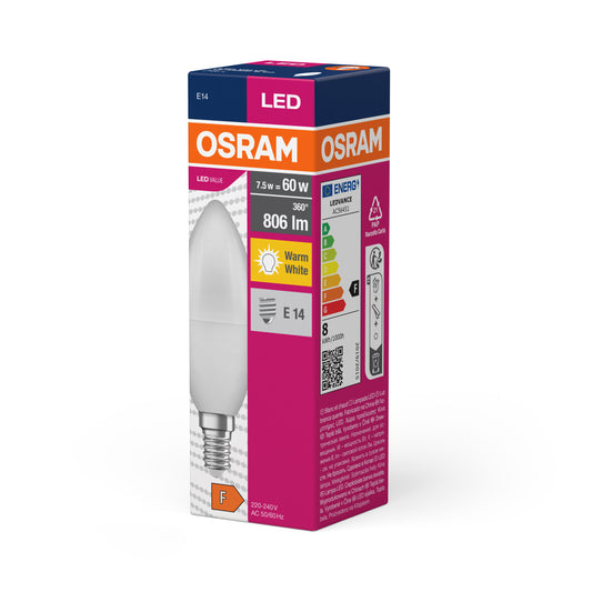 Osram Led sijalica 60W 2700k E14 mutna